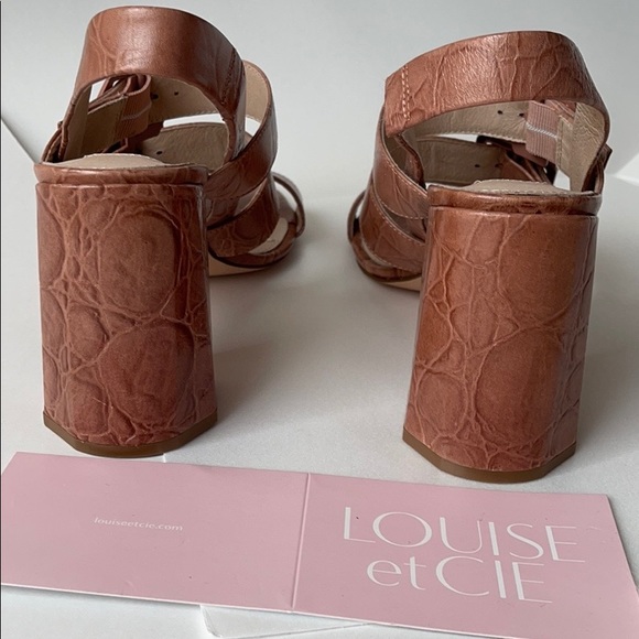 LOUIE et CIE slingback block heel sandal, sz 8.5 - Picture 5 of 14